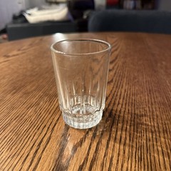Arcoroc France Lancer Clear Vertical Wedge Cut Juice Glass 6oz