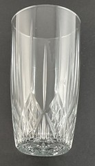 VTG Anchor Hocking Canfield Clear Glass Tumblers 12oz Drinking Glasses Set of 4