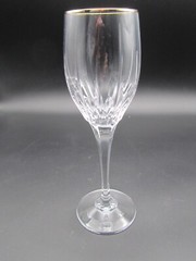 Mikasa Golden Lights Water Goblet Glass 8 7/8″ Tall
