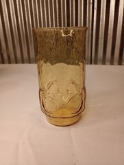 Vintage Anchor Hocking Heritage Hill Honey Amber 5.5″ Beverage Glass