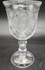 Vintage Retro 1978 Avon Fostoria Hearts and Diamonds Goblet 10 Ounce Capacity