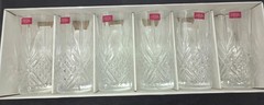 Cristal d’Arques Masquerade 6 Highball Glasses 12.75 oz France NIB