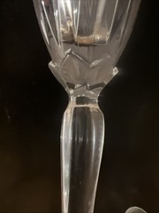 4 Vintage Baccarat Crystal Wine Glasses