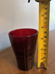 Anchor Hocking ROYAL RUBY HIGH POINT Red 4 1/4″ Water Juice Tumbler