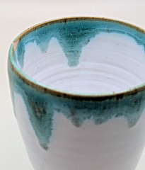 JB Cole Nell Cole Graves Seagrove Pottery, NC Set of Four Cups Marked Age 85