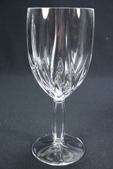 Improvisation By Waterford Crystal 1 Iced Tea & 1 Water Goblet Amway Swirl Cut