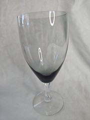 Fostoria Debutante Gray Wine Glasses Set of 4, mid century modern