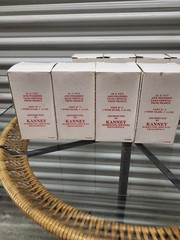Kanney Princess Grace French 24% Lead Cut Crystal Wine Glasses In Box (Lot Of 8)