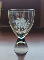 Rosenthal Fortuna Smoke 4.75in Crystal Glass MCM