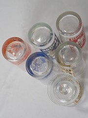 Vtg 5 Libbey International Cities of The World Highball Glasses & 1 Goblet MCM
