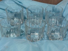 Six (6) Topaz by Pasabahce Clear Old Fashioned 3 1/4” Whiskey Glasses