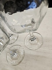 LIBBEY CHIVALRY HOCK WINE GOBLET, CLEAR GLASS, STEM BARWARE 6″ TALL, 6 PCS