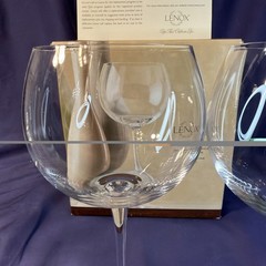 Lenox Tuscany Classics Crystal Balloon Red Wine Glasses Set of 4 Open NIB 15.5oz