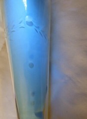 Pair Vintage 1945-1952 PILSNERS Willow Moon Dot & Swag Pioneer Occupied Japan