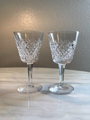 WATERFORD Crystal Glasses Wine GOTHIC MARK Alana Claret Wine – SET B