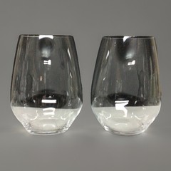 Set Of 2, 5 Inch Riedel Merlot Wine Tumblers