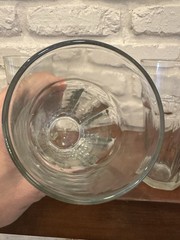 Vintage Anchor Hocking 16 oz Cooler Glass, Big Heavy