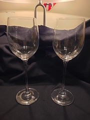 Lenox Tuscany Classics ????Crystal Wine 9 1/2″ Stems – Set of 2 Marked Lenox