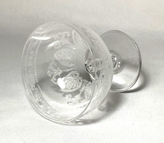 Beautiful Pair of Quality Cut Crystal 3″ LIQUOR COCKTAIL GLASSES (Unknown Maker)
