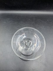 Vtg WINE Parisienne Cristal D’Arques Durand French Crystal Wedding Ring 4 7/8”