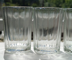 Soviet faceted vodka shot glasses rare vintage 5 kopec, new 6 pcs USSR original