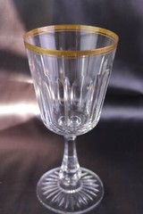 Dresden Oscar de La Renta Set of 6 Crystal Wine Water Goblets 7 3/8 «