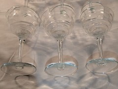 Vtg Crystal Floral Etched Cordial Sherry Paneled Glasses Liqueur Stemware Set 6