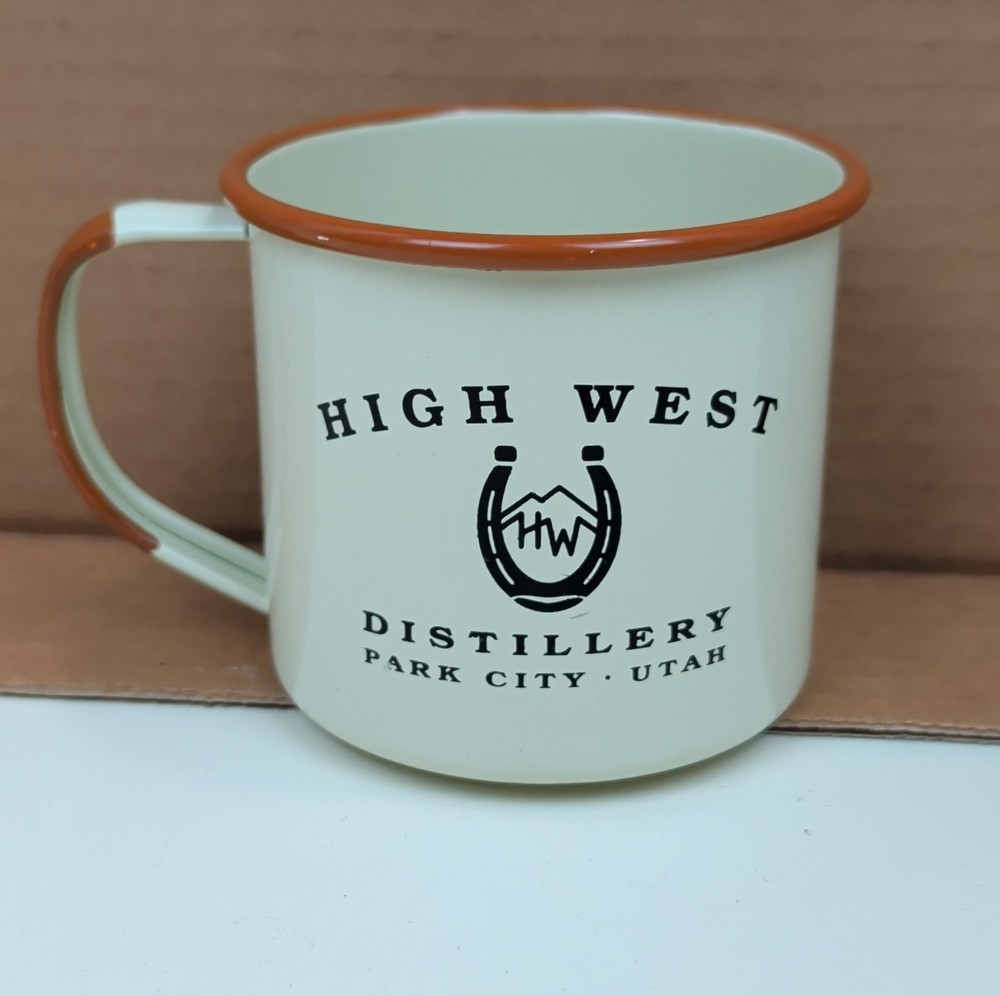 High West Distillery Camp Mug Park City Utah I’m Drinking High West Metal Mug