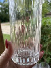 Set Of 5 RCR Royal Crystal Rock FIRE Highball Glasses Royal Crown Italy Barware