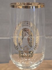 Set Of 4 – Coors Gold Etched Stem Glasses