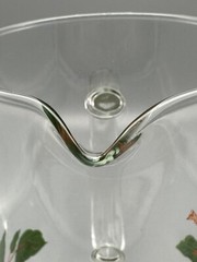 Franciscan Glassware 40 oz Pitcher and Four 12 oz Goblets Apple Pattern (1J)