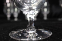 LENOX MAYWOOD PLATINUM TRIM MULTISIDED STEM 6 ICED TEA GLASSES 6 1/2″ TALL