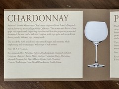 WATERFORD Robert Mondavi Chardonnay Wine Crystal 2006 H8.4″, 22 oz., Pair, NWB