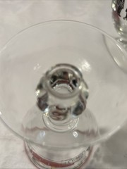 Libbey Horseless Carriage Wine Glasses W/1913 Chevrolet Design Set of 4