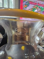 Artland Lemon Collection Hand Blown Large Pitcher 80 Oz. Lemonade