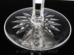 Waterford Ireland Crystal LISMORE GOLDEN RIM 7-3/8″ WINE GLASSES Set of 2 Unused
