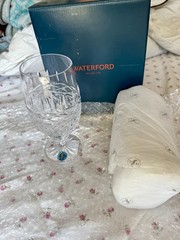 Waterford Book of Kells Iced Beverage Glass Crystal Set of 2 1065243