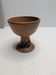 Mexican Style Handmade Brown Clay / Terracotta Copalera. Fine Construction.