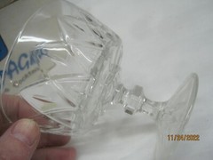 Vintage France VMC Reims 6 clear Champagne Coupe Cocktail Glasses MIB