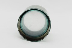 Green & Gold Rocks/Juice Glass 3 3/4″H x 3″W