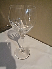 Gorham Blown Crystal Wine Glass Water Goblet Ardent 8 Oz Height: 7 5/8 In