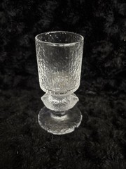 Iittala SENATOR CORDIAL GLASS, Cast Glass, 3 OZ, VINTAGE, Made in Finland