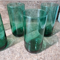 Libbey Metropolitan Jupiter Green Tumblers Set Of 5