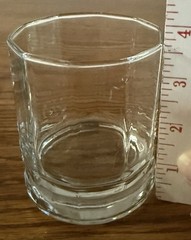 Anchor Hocking Essex Clear Rocks Glasses Set 4 Octagon DOF Whiskey Tumblers USA
