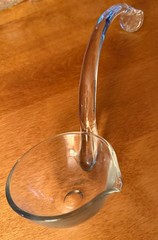 Duncan Miller Crown Pattern Glass Punch Bowl, Ladle & 18 Cups