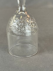 EAPG McKee & Bros BARBERRY Berry 4 1/8″ Wine Glass c. 1876