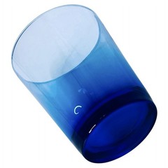 Libbey FLARE BLUE MEDITERRANEAN Cobalt Sheer 14 OZ Glass Tumbler NEW