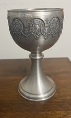 Pewter Residenz Wine Goblet – 6oz Measuring 5-1/2”, this goblet is made German