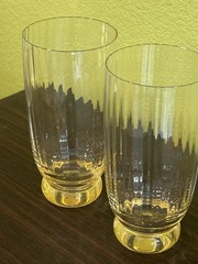 Set of 2 Villeroy & Boch New Cottage Light Amber Long Drink Tumblers