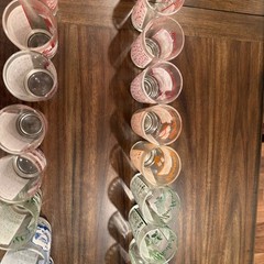 Vintage State Souvenir Glass Tumblers Hazel-Atlas lot of 25 1950s state glasses